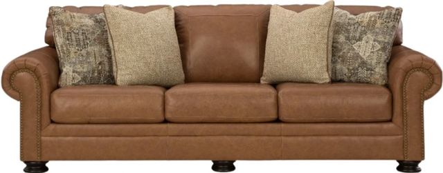 Signature Design by Ashley® Carianna Caramel Queen Sofa Sleeper-1