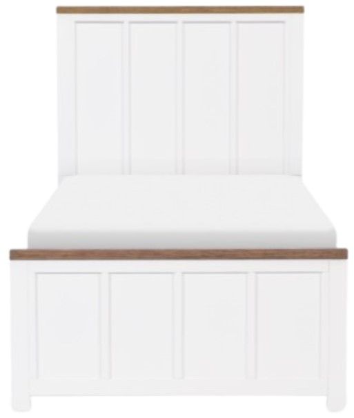 Legacy Classic Dutton Natural White Youth Twin Panel Bed-2