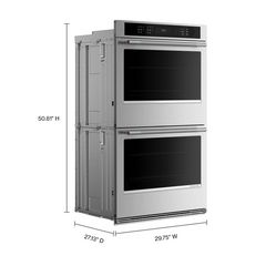 KitchenAid® 30" PrintShield™ Stainless Steel Double Electric Wall Oven 