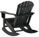 Signature Design by Ashley® Sundown Treasure Black Polyethylene Outdoor Rocking Chair-3