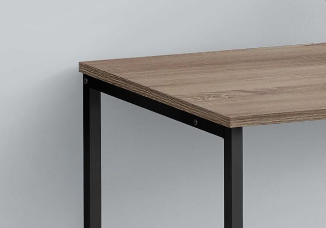 Monarch Specialties Inc. Black/Dark Taupe Computer Desk-3