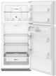 Whirlpool® 28" 14.3 Cu. Ft. White Top Freezer Refrigerator with Total Coverage Cooling-1
