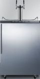 Summit® 5.6 Cu. Ft. Stainless Steel Beer Cooler/Kegerator-0