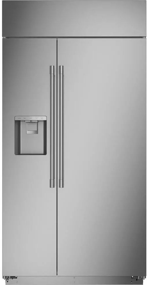 Monogram® 42" 24.5 Cu. Ft. Stainless Steel Built-In Side-by-Side Refrigerator-3