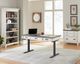 Martin Furniture Hartford Gray/White Electric Sit/Stand Desk-3