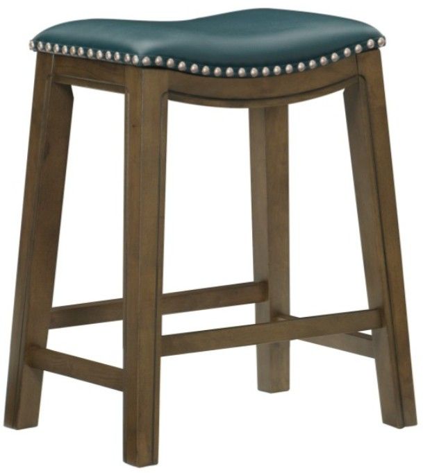 Homelegance® Ordway Brown/Green 24" Counter Stool-0
