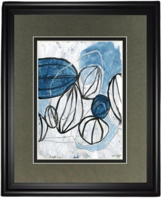 Classy Living June Erica Vess Blue Lanterns II Wall Art-0