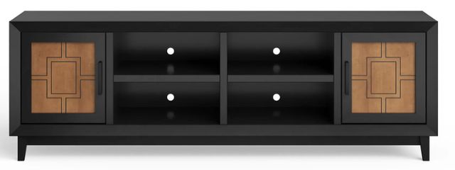 Legends Home Ventura Black/Bourbon 86" TV Stand-0