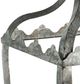 A & B Home Malin Gray Iron Vintage 4-Light Chandelier-3