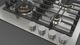 Fulgor Milano Matteo 400 Series 24" Brushed Stainless Steel Gas Cooktop with Polished Brass Burners-1