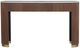 Fairfield® Dimitri Demilune Brown Console Table with White Marble Top-2
