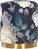 TOV Furniture Opal Floral Velvet Gold Base Ottoman-1