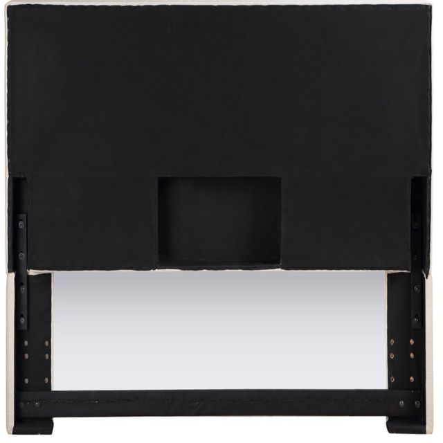Coaster® Pirro Sand Full/Queen Panel Upholstered Headboard -4