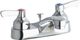 Elkay Chrome 4" Centerset Exposed Deck Faucet with Pop-up Drain-0
