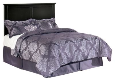 Signature Design by Ashley® Maribel 2-Piece Black Full Panel Headboard Set-3
