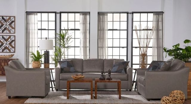 Hughes Furniture® 13400 Perle Fog Chair-1