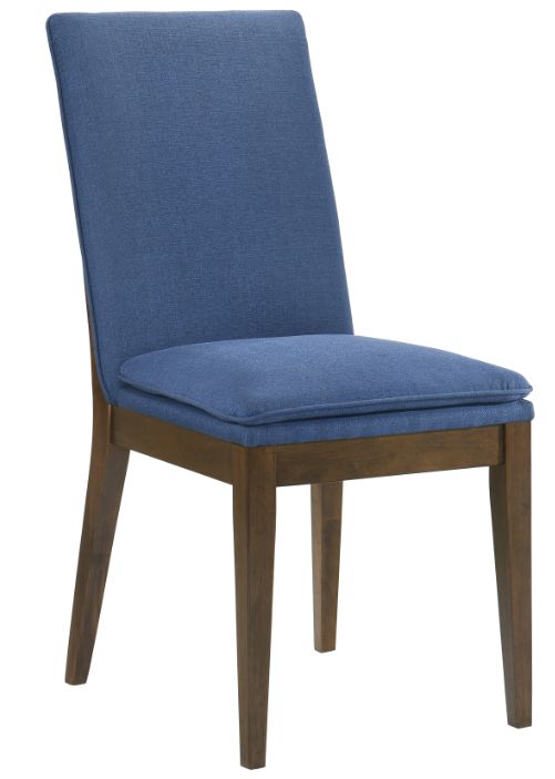 New Classic® Home Furnishings Maggie 5-Piece Blue/Walnut Rectangular Dining Set-3