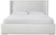 Universal Explore Home™ Tranquility-Miranda Kerr Home Restore Cottony Ivory King Upholstered Panel Bed-2