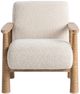 Classic Home Caprice Beige Natural Accent Chair-2