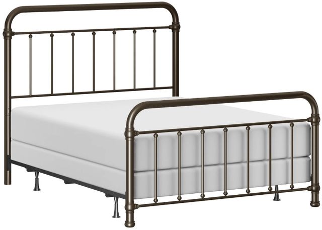 HH2 Home Kirkland Black King Metal Rod Bed-0