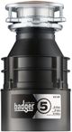 InSinkErator® Badger® 5 0.5 HP Continuous Feed Black Garbage Disposal-0