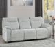 New Classic® Home Furnishings Chablis Mist Gray Manual Reclining Sofa-1