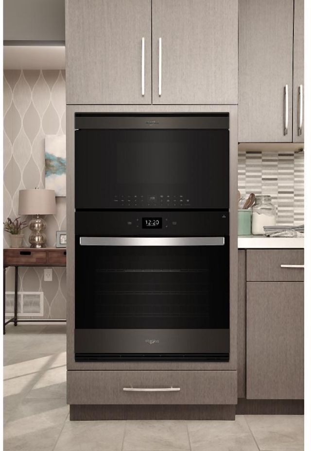 Whirlpool® 1.1 Cu. Ft. Black Stainless Steel Built-In Microwave-5
