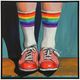 Stylecraft Rainbow Socks Wall Art-0