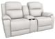 La-Z-Boy® Dorian Porcelain Power Reclining Loveseat with Console and Headrest-0