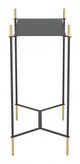 Zuo® Modern Austin Black Gold Side Table with Metal Framework-2