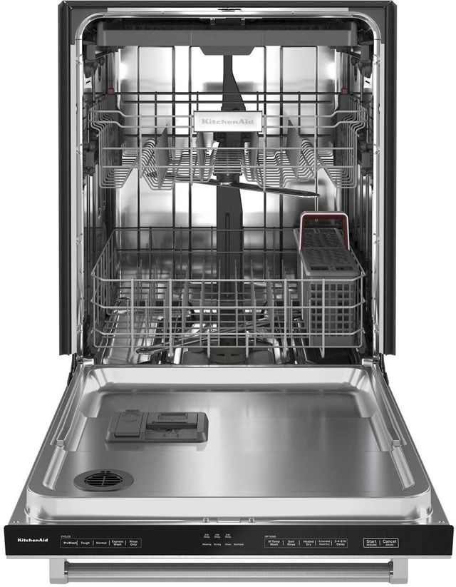 KitchenAid® 24" Stainless Steel with Printshield Built In Dishwasher-1
