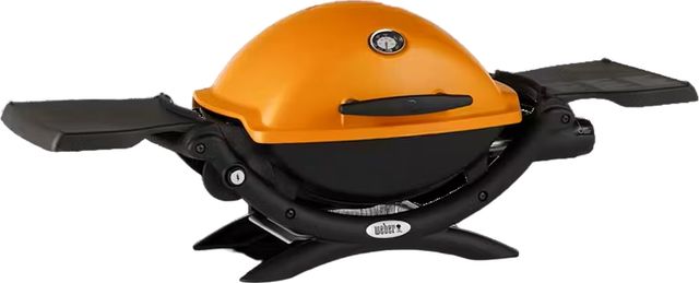 Weber® 1200™ 1-Burner Orange Portable Liquid Propane Grill-2