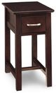 Handstone Customizable Brooklyn Smooth Maple Drawer Chairside Table-0