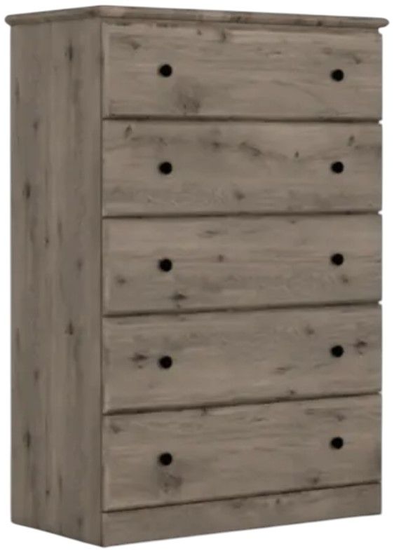 Perdue Woodworks 13,000 Essential Brown/Gray 32" 5-Drawer Big Chest-0