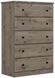 Perdue Woodworks 13,000 Essential Brown/Gray 32" 5-Drawer Big Chest-0