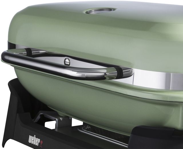 Weber® Lumin 26" Seafoam Green Tabletop Electric Grill-3