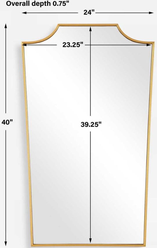 Uttermost® Demure Antique Gold Mirror-3