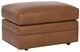 Smith Brothers Customizable 521 Leather Ottoman with Casters-0