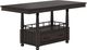 Bernards Bellamy Lane 5-Piece Beige/Brown Counter Dining Table Set-2