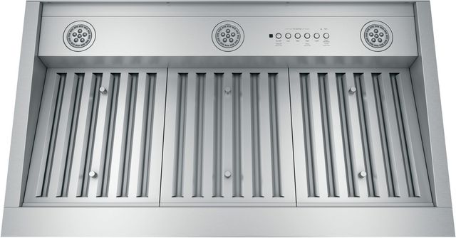 GE® 36" Stainless Steel Smart Designer Insert Range Hood with Dimmable LED Lighting-0