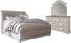 Liberty Furniture Magnolia Manor 3-Piece Antique White/Gray Queen Sleigh Bedroom Set-0