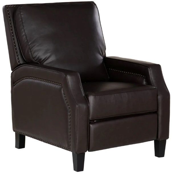 Powell® Portico Chocolate Manual Recliner-0