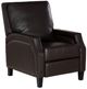 Powell® Portico Chocolate Manual Recliner-0