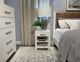 Riverside Furniture Rosalie White Caps 1-Drawer Nightstand-1