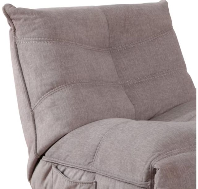 Elements International Zara Lugano Dove Power Swivel Recliner-1