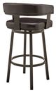 Armen Living Lorin Chocolate 30" Swivel Bar Stool-3