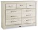Signature Design by Ashley® Bellaby 2-Piece Whitewash King Panel Bed Set-2