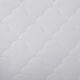 Olliix by Sleep Philosophy White Full All Natural Cotton Percale Quilted Mattress Pad-3
