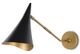 Currey & Company Library Oil Rubbed Bronze/Antique Brass Wall Sconce-0
