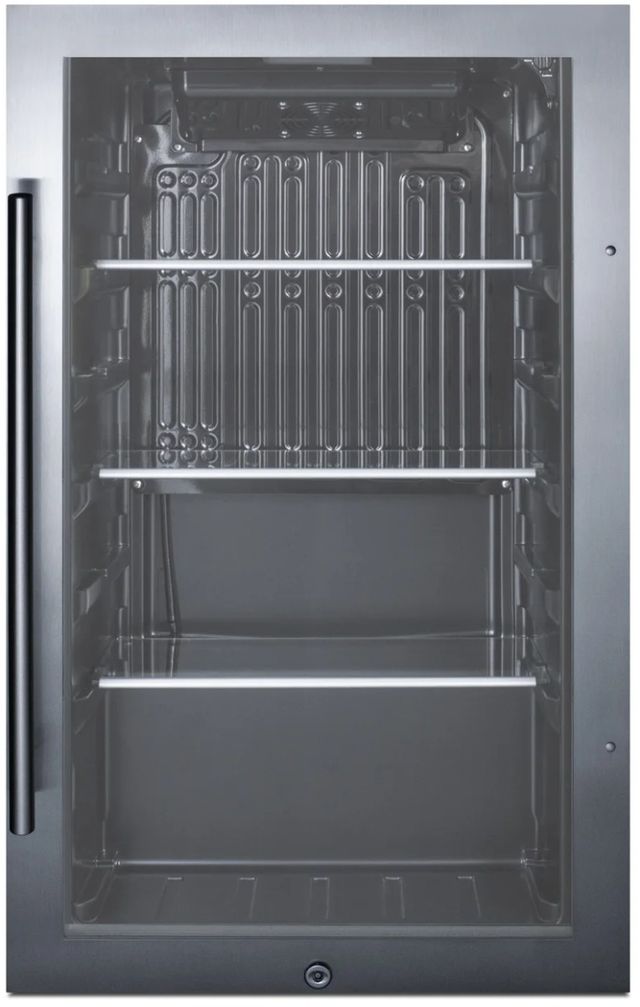 Summit® 19" 3.1 Cu. Ft. Stainless Steel Outdoor Beverage Center-0